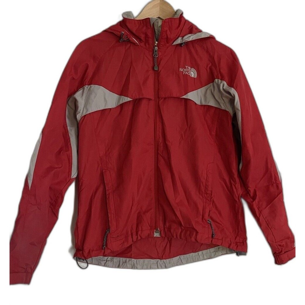 THE NORTH FACE WOMENS SMALL P WATERPROOF RAIN JACKET Red - Picture 1 of 7